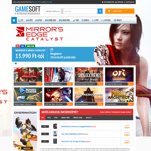 GameSoft.hu Konzol Webáruház